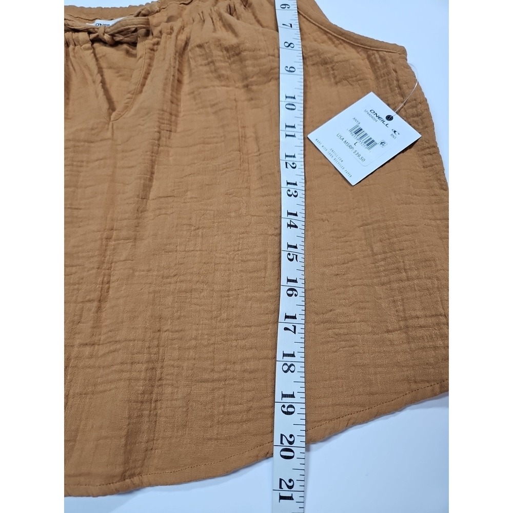 O'Neill Womens Brown Lightweight Adjustable Tank‎ Top Size Large NWT - Picture 9 of 9